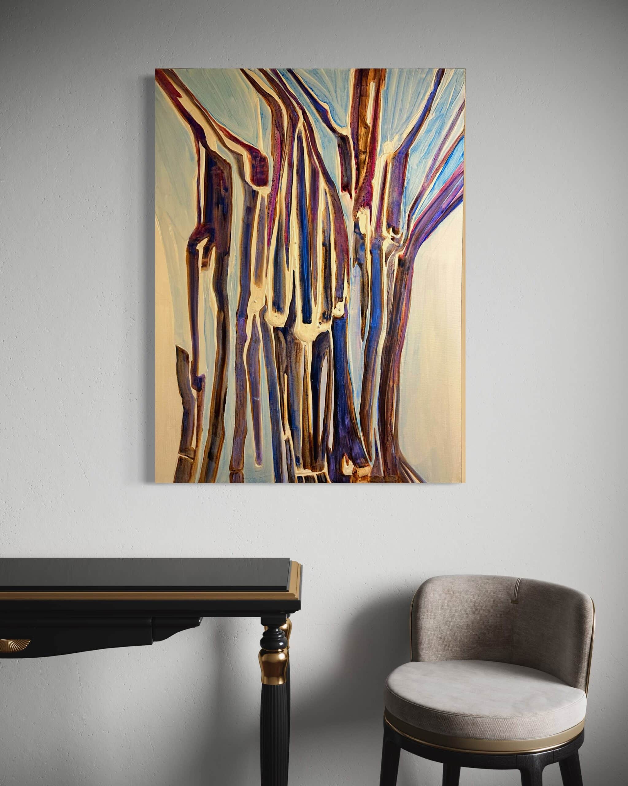 "Tree of Reflection" 2023 - Original Painting image 3