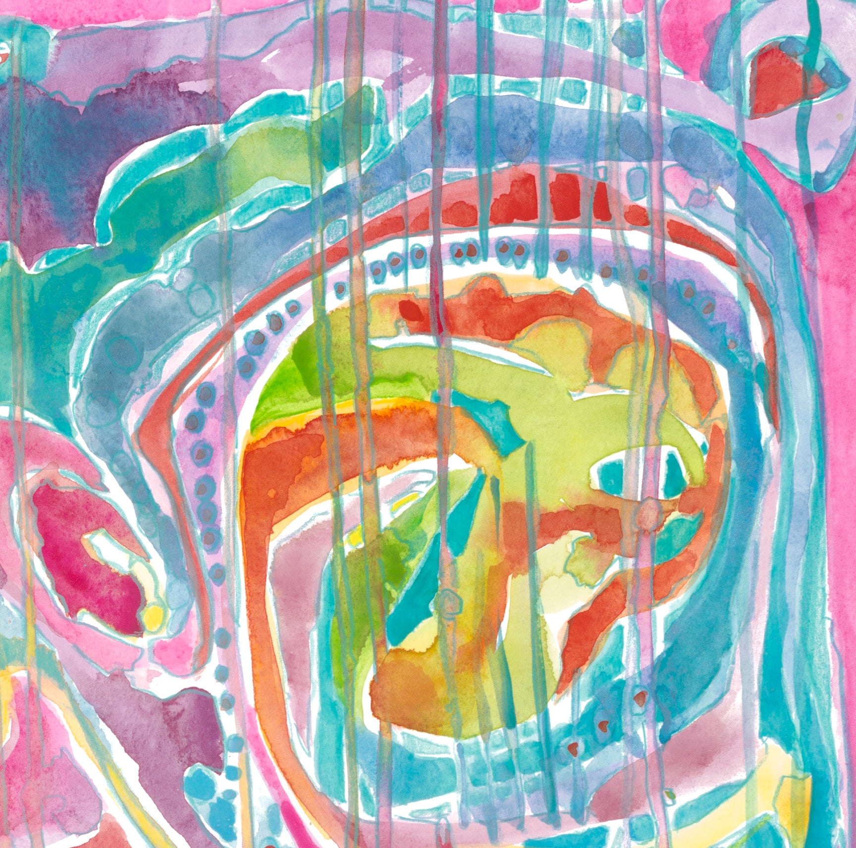 "Waterfall" 2022 - Original Painting image 3