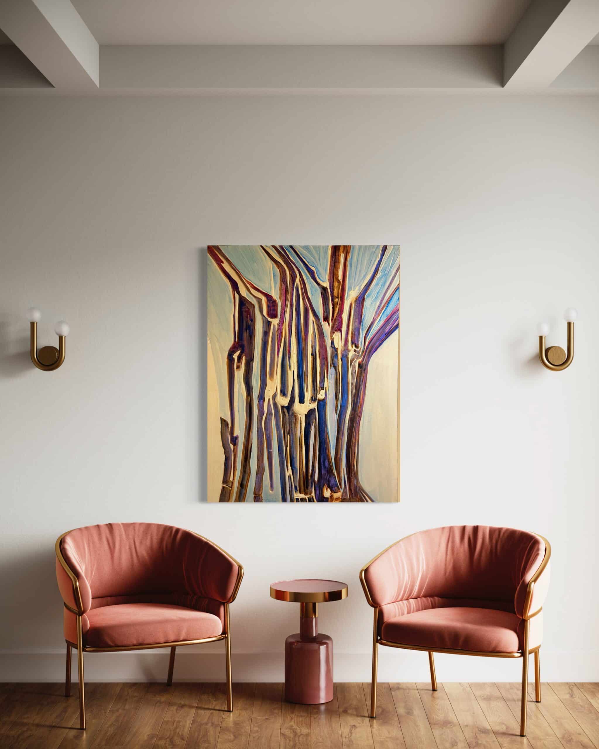 "Tree of Reflection" 2023 - Original Painting image 2