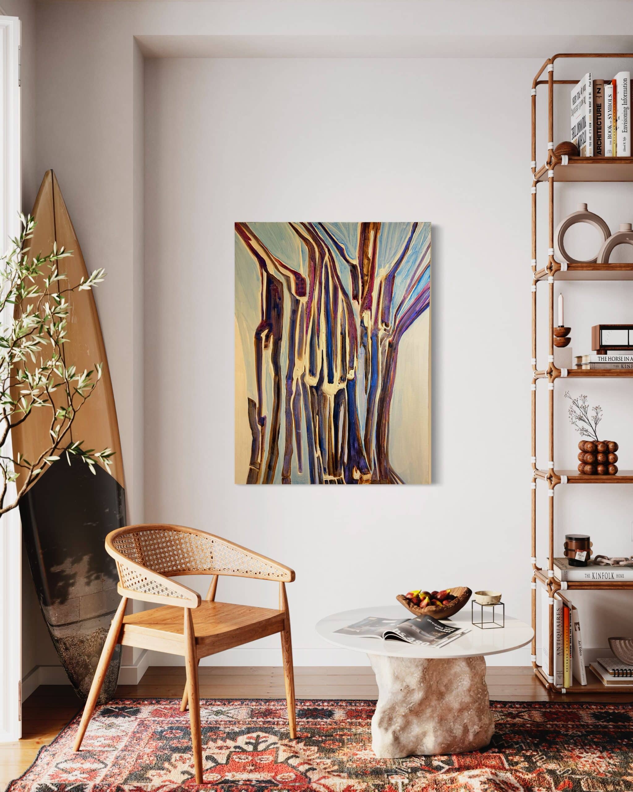 "Tree of Reflection" 2023 - Original Painting image 1