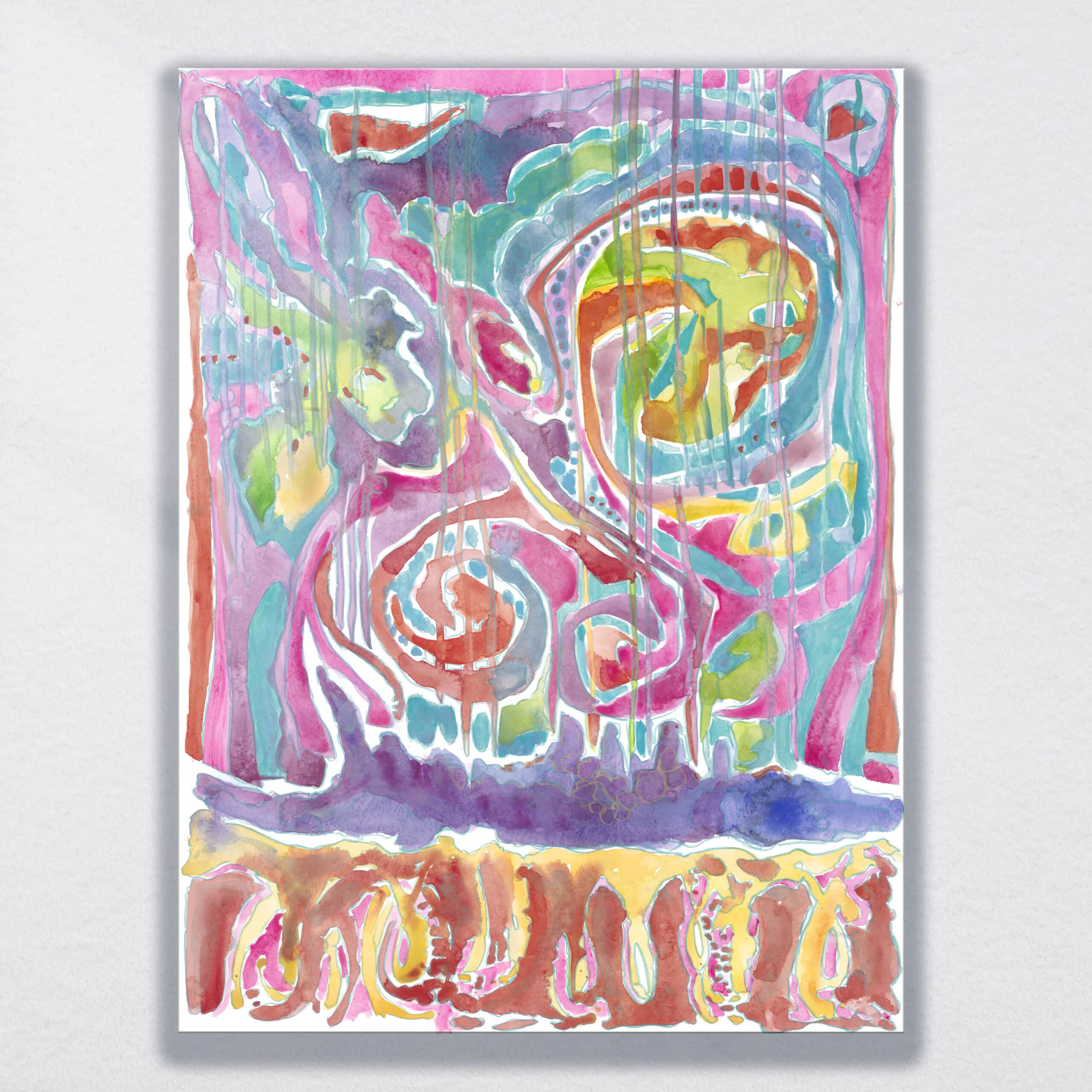 "Waterfall" 2022 - Original Painting image 4