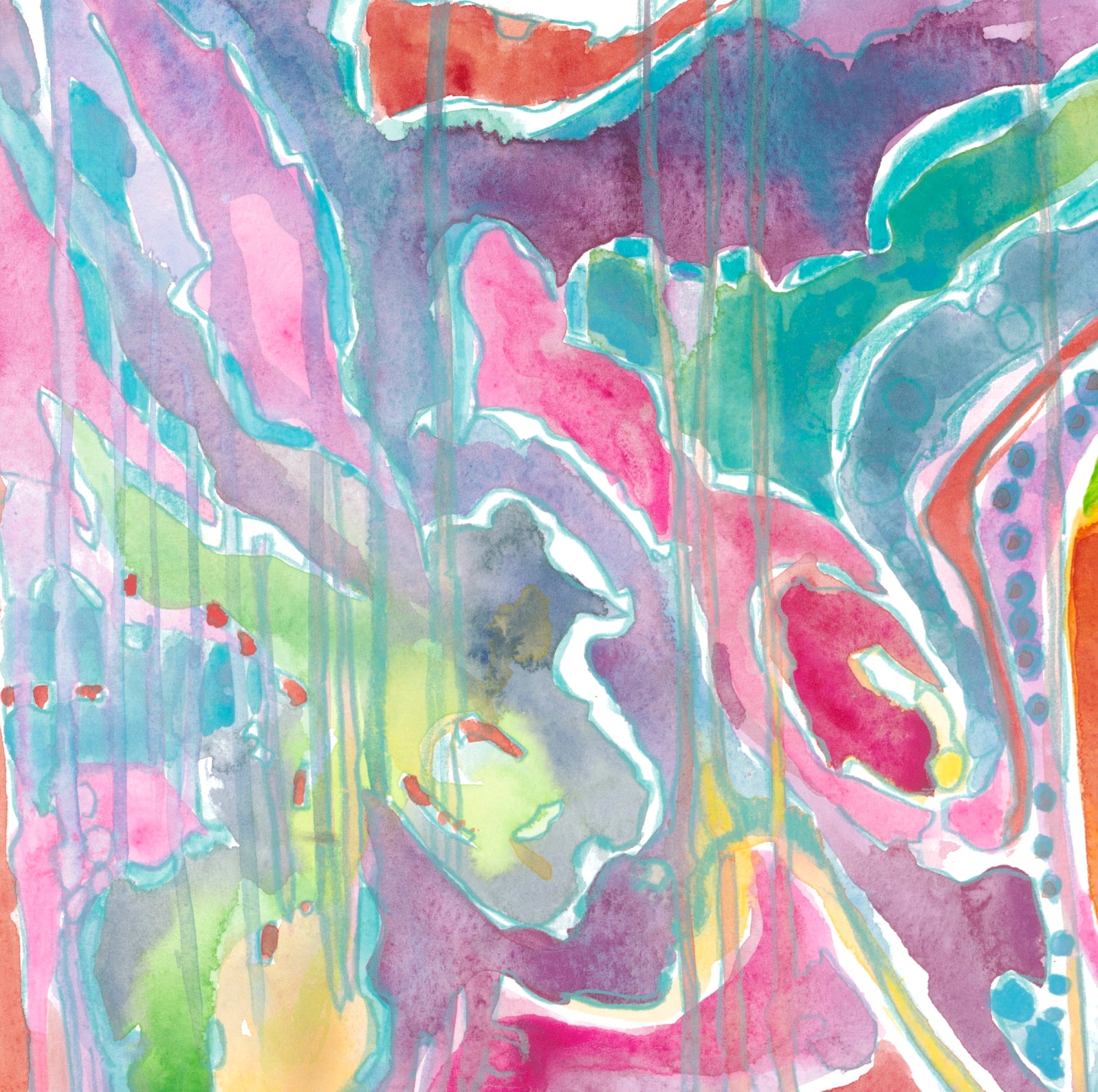 "Waterfall" 2022 - Original Painting image 1