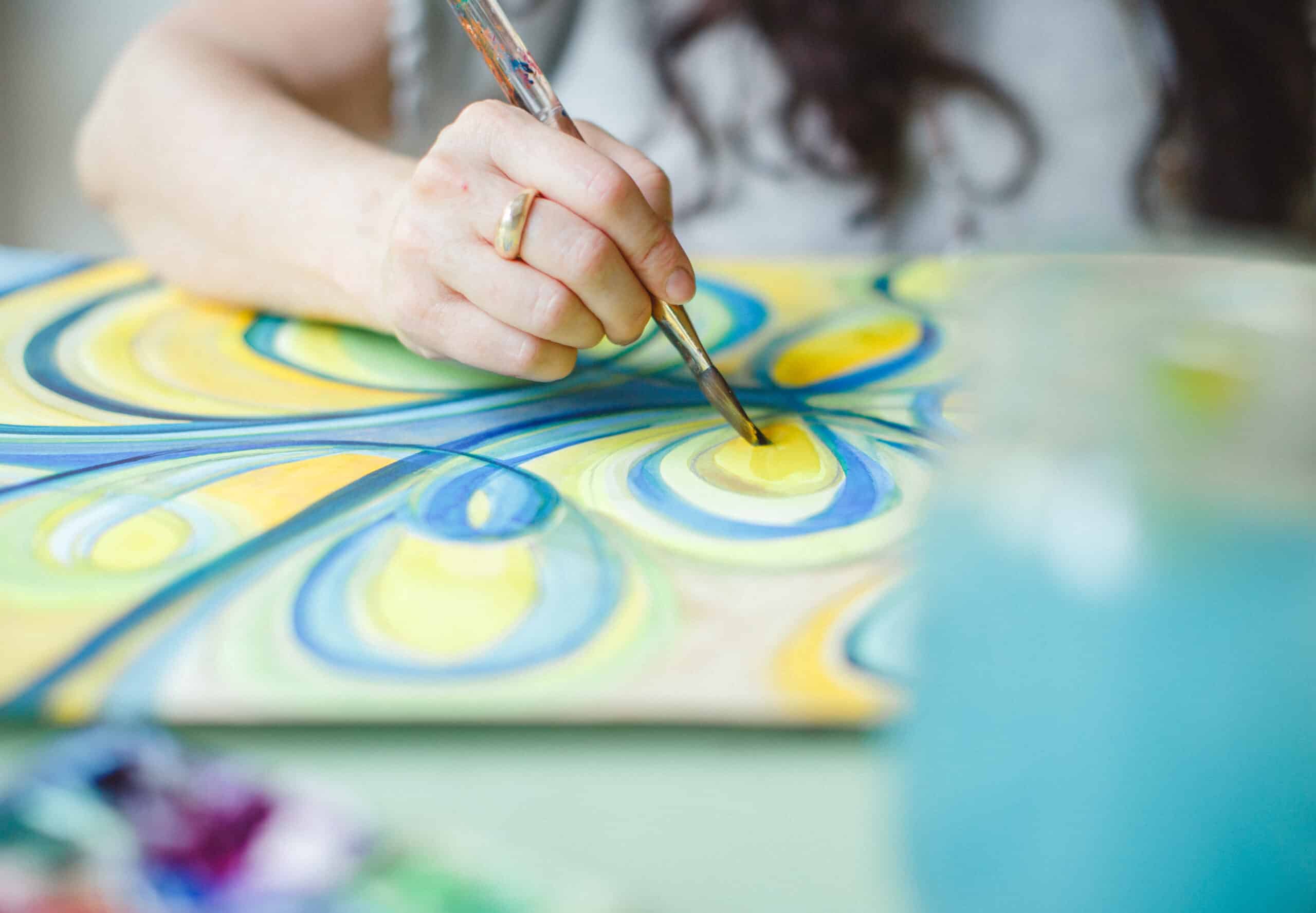 "Love Light" 2020 | Original Painting 18 x 24 inches Watercolor, iridescent and metallic media on smooth Arches paperboard, imported from France. image 7