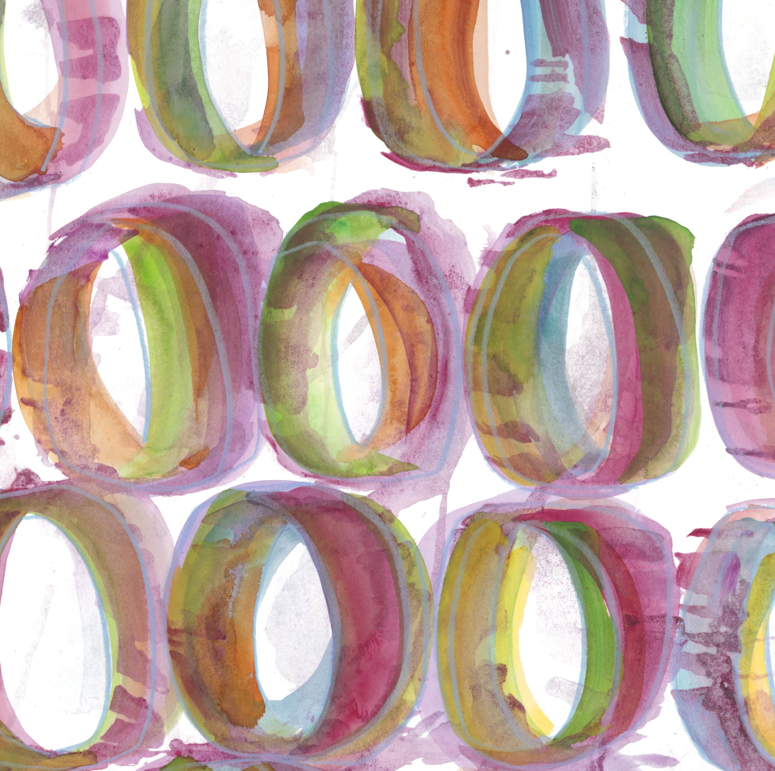 "Footfalls in Sand"  2022 - Original Painting image 2