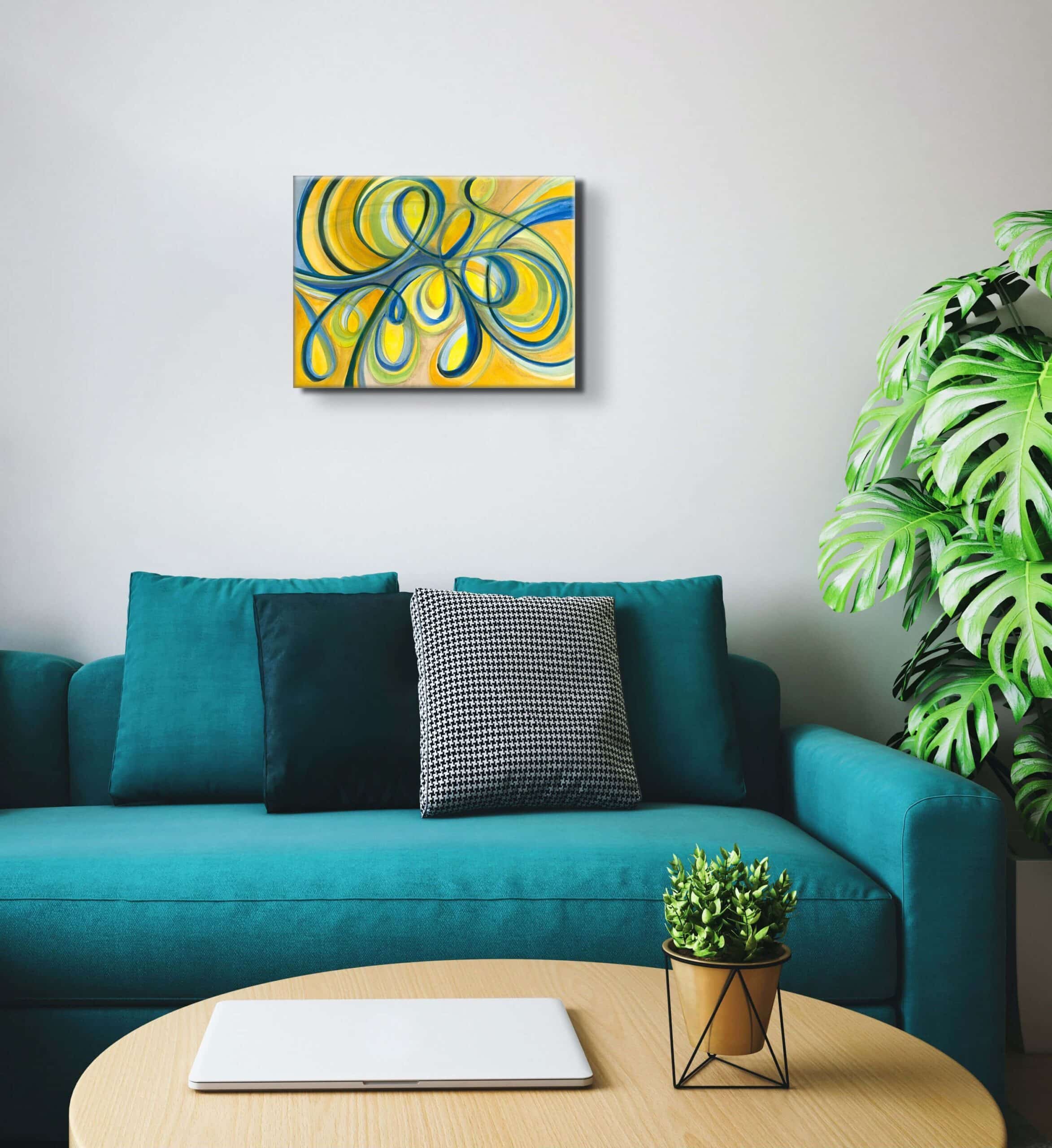 "Love Light" 2020  |  Original Painting 18 x 24 inches Watercolor, iridescent and metallic media on smooth Arches paperboard, imported from France. image 2