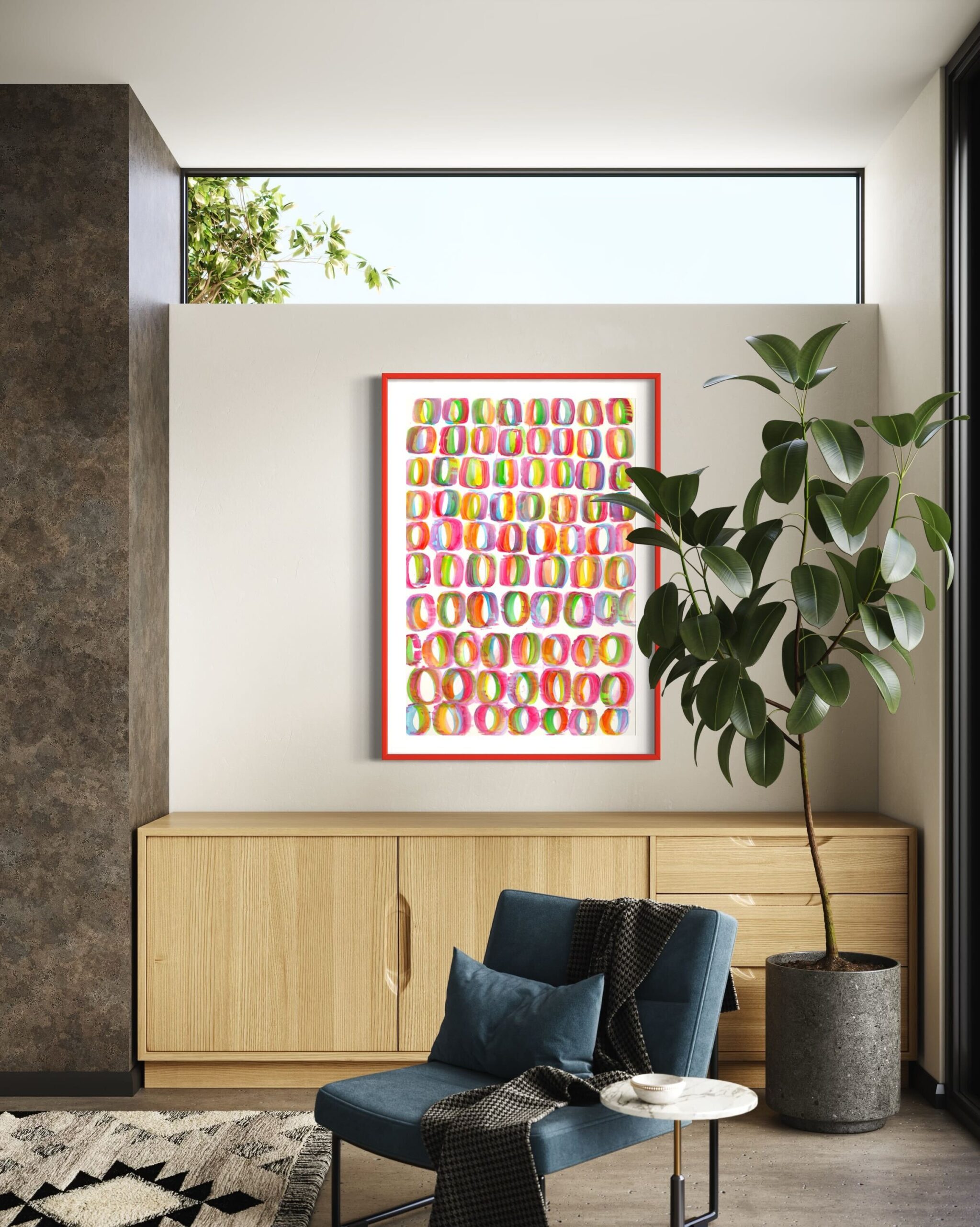 "Footfalls in Sand"  2022 - Original Painting image 4